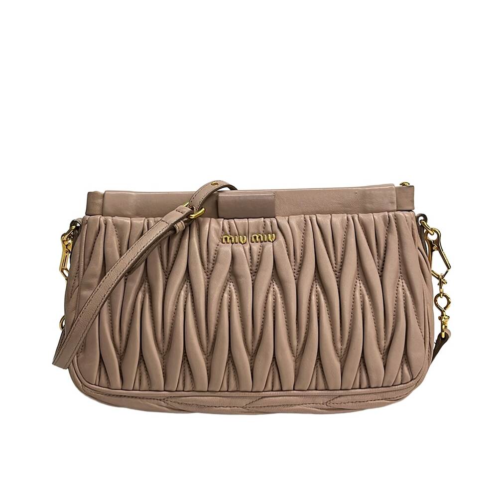 Miu Miu Matelasse Shoulder Bag